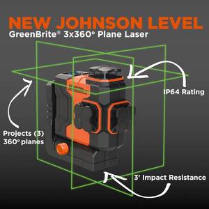 Johnson Level & Tool Laser Level with Hard-Shell Carry Case