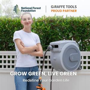 Giraffe Retractable Heavy Duty Wall Mounted Hose Reel