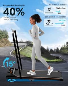 Airhot Walking Pad Treadmill with Incline