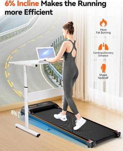 Treaflow Walking Pad Treadmill with Incline