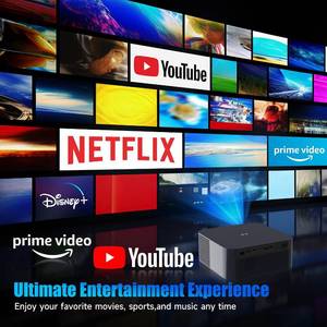 Magcubic Smart Projector with WiFi and Bluetooth Netflix Officially Licensed