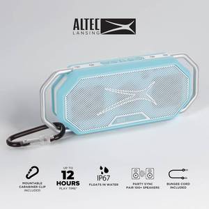 Altec Lansing HydraWAVE Portable Bluetooth Speaker