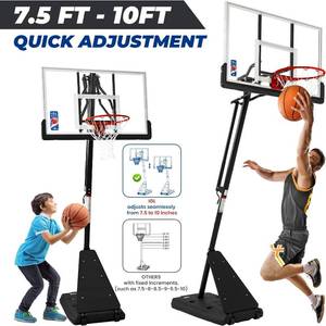 IGL Basketball Hoop with 52 Shatterproof Backboard