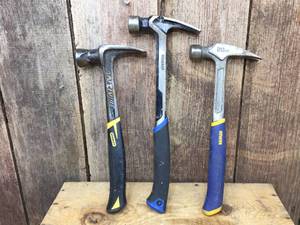 lot 58 image: Stanley - Irwin - Kobalt Framing Hammers