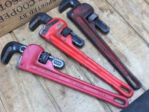 lot 85 image: Ridgid - Fuller - Ace 14 Pipe Wrenches