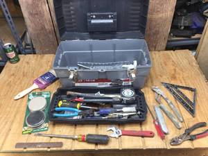 lot 104 image: Tool Box with Tools