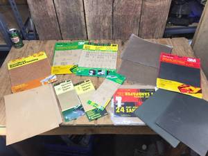 lot 120 image: Group Sandpaper