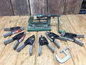 lot 130 image: Group ClampsSpring Clamps