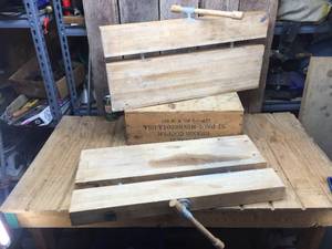 lot 177 image: 2 Larger Wooden Clamping Jigs