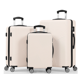 lot 329 image: Sunbee Suitcase Set 3 Piece Luggage Set Carry On Hardside Luggage