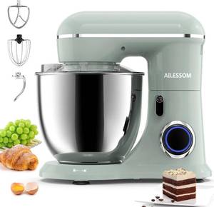 lot 358 image: Alessom Stand Mixer,6.5-QT 660W 10-Speed Tilt-Head