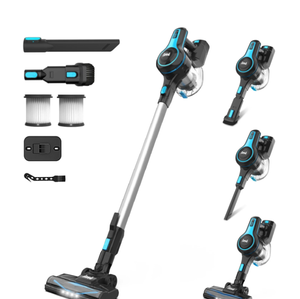 lot 376 image: INSE Lightweight Cordless Stick Vacuum Cleaner 25kPa with 45min Runtime for Carpet Floor Pet Hair N370