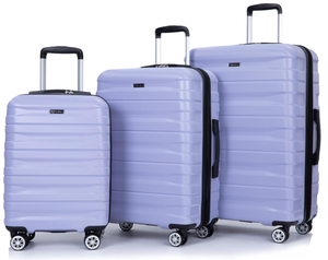 lot 99 image: 3PCS Tricomp Hardshell Suitcase Set Lightweight Spinner Luggage - TSA-Approved Carry-Ons