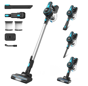lot 102 image: INSE N520 Lightweight Cordless Stick Vacuum Cleaner 25kPa with 45min Runtime for Carpet Floor Pet Hair