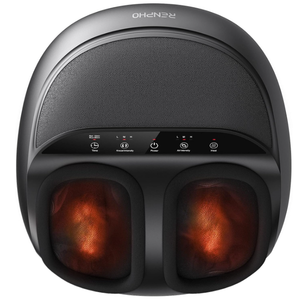 lot 141 image: RENPHO Foot Massager Machine with Heat, Shiatsu Deep Kneading Foot Massager