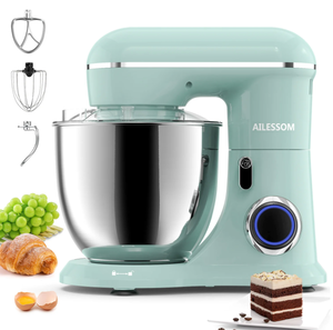 lot 146 image: Ailessom New Stand Mixer,6.5-QT 660W 10-Speed Tilt-Head Kitchen Electric Mixer