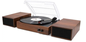 lot 209 image: LP&No.1 Bluetooth Turntable Hi-fi System with Bookshelf Speakers