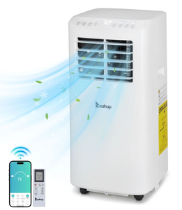 lot 221 image: ZOKOP 6000BTU (9000BTU ASHRAE) Portable Air Conditioners, Smart WIFI Remote Control, 3-in-1 Portable AC Unit