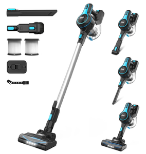 lot 258 image: INSE N520 Lightweight Cordless Stick Vacuum Cleaner 25kPa with 45min Runtime for Carpet Floor Pet Hair