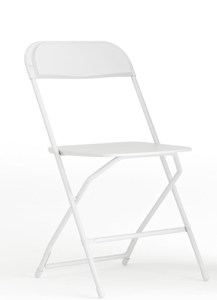 lot 408 image: Emma and Oliver Lot of 10 Stackable Folding Plastic Chairs