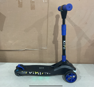 lot 389 image: KIMI Kids Toddlers 3-Wheel Electric Scooter, Blue