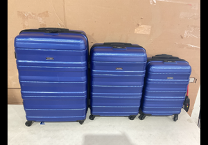 lot 396 image: Merax 3 Piece Expandable Luggage Sets