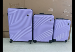lot 397 image: Tripcomp Luggage 3 Piece Set,Suitcase, Purple