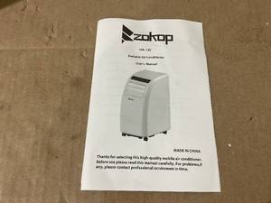 lot 229 image: Zokop ZOKOP 12000BTU DOE7200BTU YPE-12C 115.00V Portable Air Conditioner
