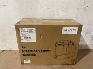 lot 240 image: Bossdan Pet Grooming Kit & Vacuum, 11KPa Pet Groomer Vacuum Suction, 5 in 1 Dog Vacuum, 2L Dustbin for Dogs, Cats