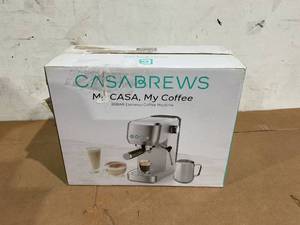 lot 143 image: CASABREWS Espresso Machine 20 Bar, Professional Espresso Maker Cappuccino Machine with Steam Milk Frother