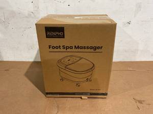 lot 156 image: RENPHO Foot Spa Bath Massager with Heat Bubbles Massage & Jets Relieve Feet Muscle Pain