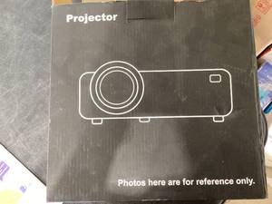 lot 527 image: Panseba Mini Projector with Projector Screen,