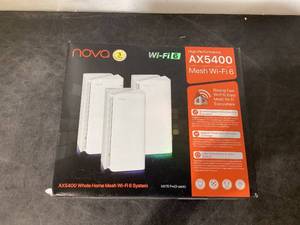 lot 530 image: Tenda AX5400 Mesh WiFi 6 System Nova MX15 Pro