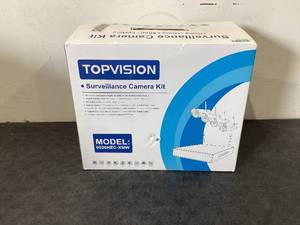 lot 535 image: TOPVISION 4pcs Wired Security Camera System