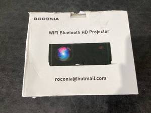 lot 536 image: Roconia 5G WiFi Bluetooth Native 1080p Projector, 12000LM