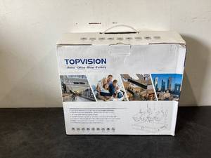 lot 577 image: TOPVISION 4pcs Wired Security Camera System