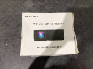 lot 583 image: Roconia 5G WiFi Bluetooth Native 1080p Projector, 12000LM