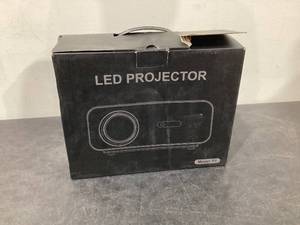 lot 591 image: HOMPOW Mini Portable Projectors F1