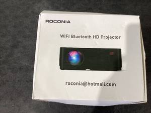 lot 286 image: Roconia 12000LM Full HD Movie Projector