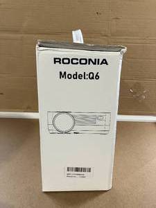 lot 554 image: Roconia 5G WiFi Bluetooth Native 1080p Projector, 12000LM
