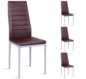 lot 41 image: 4PCS COSTWAY Set of Dining Chairs