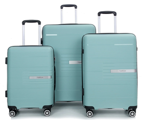 lot 72 image: 3PCS Tripcomp Luggage Sets, Hardside Carry On Luggage, PP case with Two Hooks, Spinner Wheels