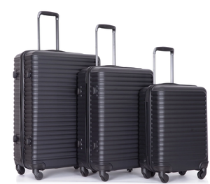 lot 271 image: 3PCS Travelhouse Hardside Luggage Set Hardshell Lightweight Suitcase with TSA Lock Spinner Wheels