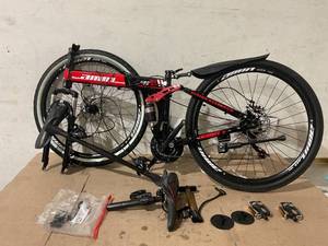 lot 43 image: ARTUDATECH Full Suspension Mens Folding Mountain Bike