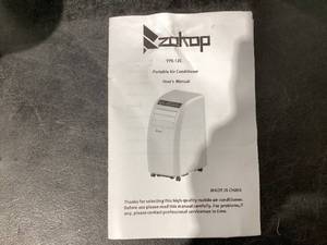 lot 185 image: Fithood ZOKOP 12000BTU DOE7200BTU YPE-12C 115.00V Portable Air Conditioner