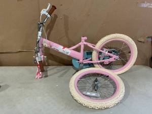 lot 267 image: JOYSTAR Little Daisy kids 14 Bike for 2-12 Years Girls with Training Wheels