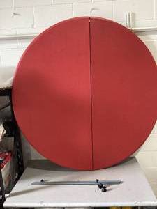lot 494 image: MoNiBloom 5Ft Round Folding Table