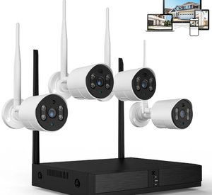 lot 596 image: TOPVISION 4pcs Wired Security Camera System