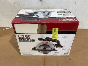 lot 279 image: Hyper Tough 20V Max Lithium-ion Cordless 6-12 Circular Saw
