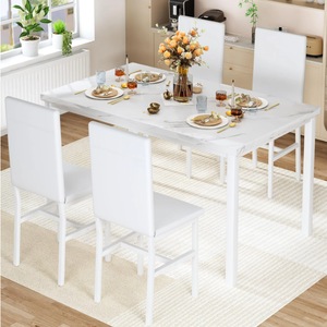 lot 513 image: AWQM 5-Piece Dining Table Set for 4